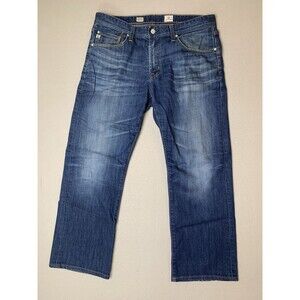 AG Adriano Goldschmied Jeans Mens 33x25 Blue The Protege Straight Leg Preppy